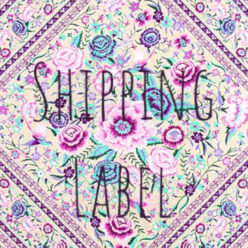 Shipping label💜💗🤍